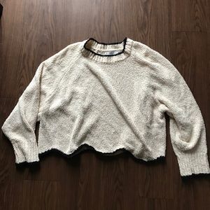 Zara white sweater